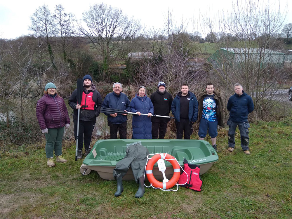 Outdoor course granted equipment by Environmental Agency!